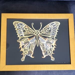 Butterfly Giclee Print Signed By Catarina 2017